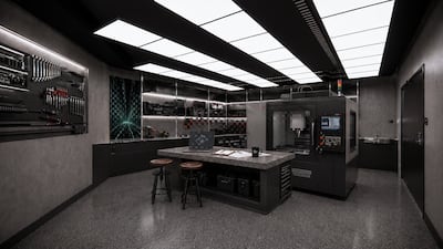 Mr Frolovichev's mancave includes a well-equipped workshop. Photo: Draper / SHH