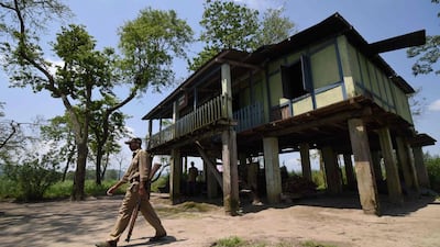 A small group of forest guards, carrying their ageing rifles and small plastic torches, are on the front line of the battle against increasingly sophisticated international poaching networks that prey on the world’s largest population of one-horned rhinos.