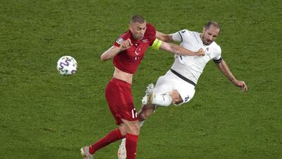 Giorgio Chiellini 7 - The veteran came close to opening the scoring but his header was matched with a strong save by Ugurcan Cakir. A goal saving tackle secured the clean sheet with Turkey’s best chance of the game coming during the last order. EPA