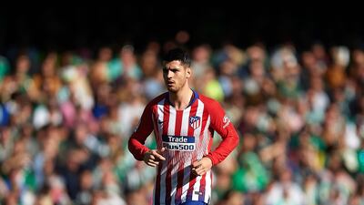 Alvaro Morata made an underwhelming debut for Atletico Madrid during last weekend's defeat to Real Betis. Aitor Alcalde / Getty Images