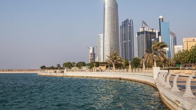 A sunny day at Abu Dhabi's Corniche. Mona Al Marzooqi / The National