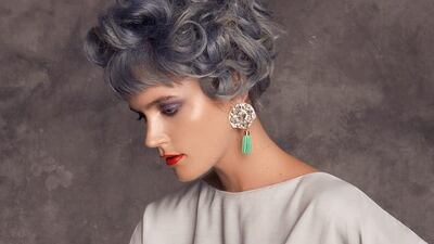 NATURAL CHARM Shirt, Donna Karan at Saks Fifth Avenue. Culottes, Emporio Armani. Earrings; ring, Vanina at Bloomingdale’s.