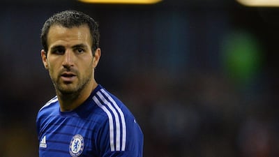 Cesc Fabregas shown during Chelsea's win over Burnley on Monday night to open up their Premier League campaign. Peter Powell / EPA / August 18, 2014