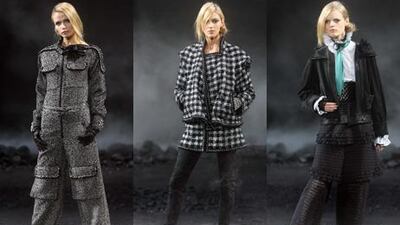Chanel explores layering for its autumn/winter 2011 collection.