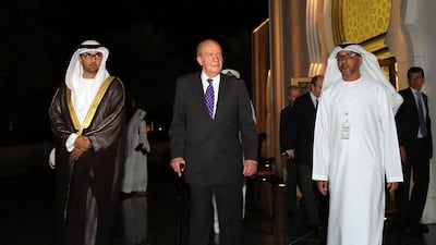 The King of Spain lauded the role played by the late Sheikh Zayed in laying the foundation for the strong ties between the UAE and Spain. He also praised the progress achieved by the UAE in all domains. Ali Haider / EPA