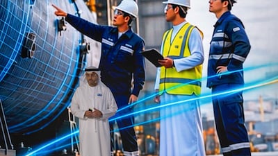 The Make it with Adnoc Forum was held at Emirates Palace Hotel in Abu Dhabi on Sunday. All photos: Ryan Lim for The National