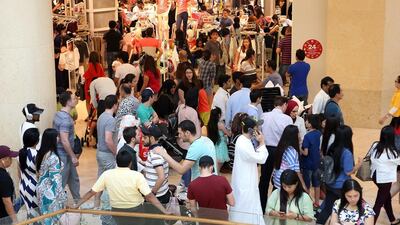 More than 300 brands offered discounts of up to 90 per cent, with most stores open around the clock with hourly specials after midnight.