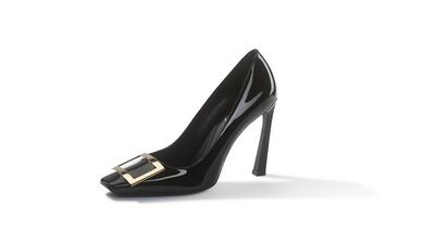 Belle Vivier heels featuring the label’s iconic buckle. Courtesy Roger Vivier