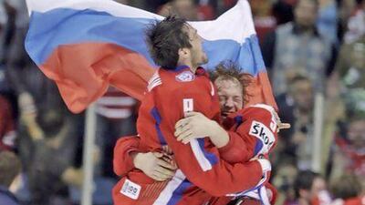 Russia's Alexander Ovechkin, left, has said he woud rather leave the NHL than not represent Russia at the Olympics.
