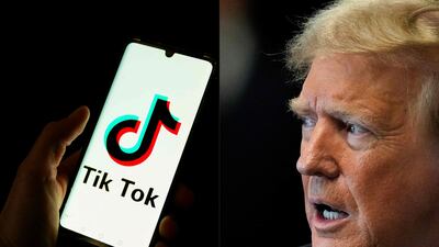Trump quickly racked up millions of followers on TikTok. AFP