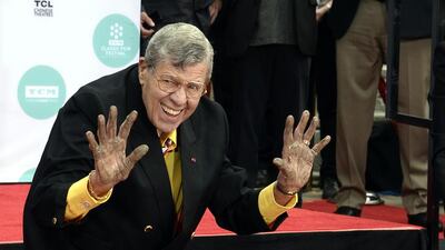 Jerry Lewis. Michael Nelson / EPA / April 12, 2014
