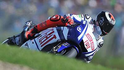 Jorge Lorenzo never looked back after taking the lead on the first lap as he won the Czech Republic Grand Prix in Brno yesterday.