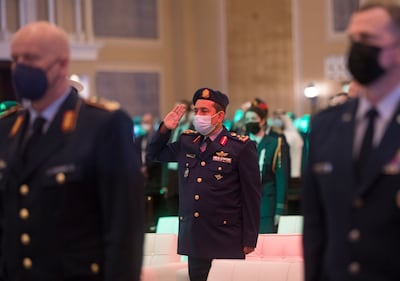 Attendees at the Air Force Leaders Conference, Madinat Jumeirah. Ruel Pableo for The National