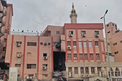 The hospital complex in Cairo's Matariyah district included a mosque and an orphanage. AFP