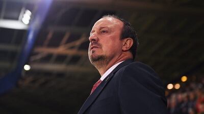 Rafa Benitez manager of Newcastle United looks on prior to the Premier League match between Leicester City and Newcastle United at The King Power Stadium on March 14, 2016 in Leicester, England. (Photo by Michael Regan/Getty Images)