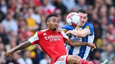 Gabriel Jesus 6: Had low strike from tight angle turned out for corner by Steele at his near post. Certainly cannot fault his workrate but Arsenal needed more threat in front of goal. AFP