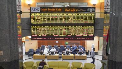 The Abu Dhabi Securities Exchange General Index experienced its largest one-day fall in seven weeks. Mona Al Marzooqi / The National