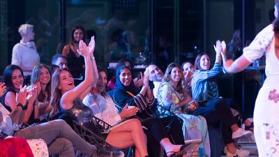 The audience at The Showcase, which took place at the Lebanon pavilion of Expo 2020 Dubai.