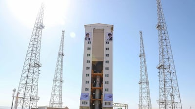 The launch was Iran's fourth consecutive unsuccessful attempt to put a satellite in orbit. EPA