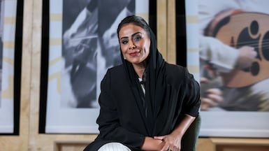 Sheikha Alia Al Qassimi, managing director of UAE National Orchestra, which toured all seven emirates during its inaugural season. Victor Besa / The National