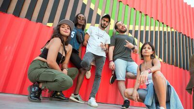 Visitors at Sole DXB. Leslie Pableo for The National