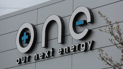 Our Next Energy's headquarters in Novi, Michigan. The EV battery start-up is valued at $1.2 billion. Reuters