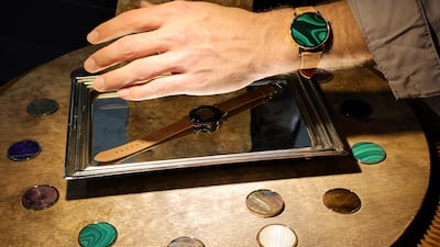 The Nowatch has interchangeable watch faces, as well as a health tracker that measures stress, heart rate, sleep and movement. Getty