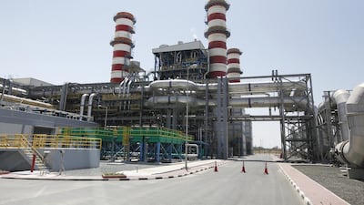 Ninety-six per cent of domestic consumption of water comes from one of the 70 desalination plants located in the UAE, such as this one in Dubai. Sarah Dea / The National