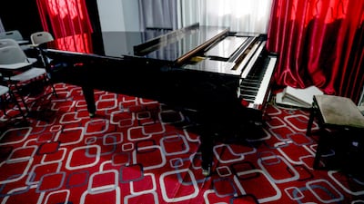 Gaza's only grand piano arrived in Palestine in 1998, as a donation from Japan. Mustafa Mohamad for The National