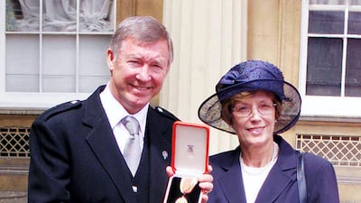Alex Ferguson was knighted by Queen Elizabeth II in 1999. Reuters