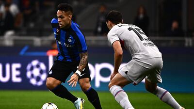 Lautaro Martinez – 6. Put in a determined display and held the ball up well at times but couldn’t control his header from an inviting corner delivery. His great touch controlled Barella’s pass but he then played a poor pass when there was a chance to trouble Barcelona. Booked for an incident involving Gavi. AFP