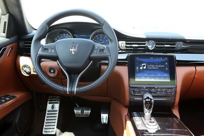 Mechanical, electrical and cosmetic updates to the 2017 Maserati Quattroporte should ensure its popularity continues. Pawan Singh / The National