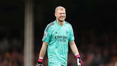 ARSENAL RATINGS: Aaron Ramsdale 7: Enjoyed quiet first half but almost gave Fulham a way back into the match via a loose pass that fell to Pereira. Made a good dave to deny Reid after the break. Getty