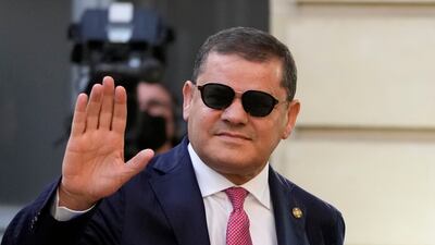 Libya's interim prime minister Abdul Hamid Dbeibah has filed papers to stand for president in a race that features many players from the past chaotic decade. AP Photo