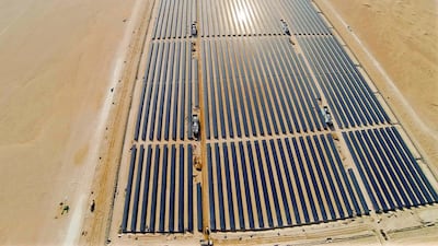 Dubai expects 25 per cent of its power generation would come from solar energy in just 15 years, with the Mohammed bin Rashid Al Maktoum solar park playing a major role. Courtesy Dewa