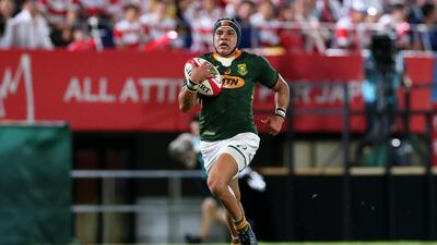 After standout performances at the 2013 Dubai Rugby Sevens, a move to Toulouse to play XVs rugby then put in train a sequence of events that saw Cheslin Kolbe called up to Rassie Erasmus’ Boks squad for the 2017 Rugby Championship. Getty Images