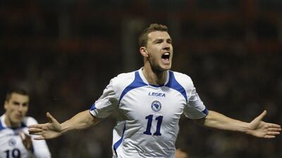 27) Edin Dzeko (Bosnia and Herzegovina) 60 goals in 119 games. Ratio: 0.5. AP