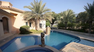 The private swimming pool