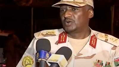 Abdelrahim Dagalo is the brother of RSF commander Gen Mohamed Dagalo. Sudanese Online / Youtube