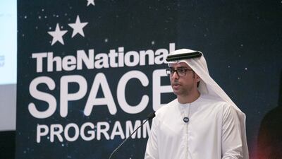 Mohammed Al Otaiba, Editor-in-Chief of The National, at the launch of The National Space Programme in Abu Dhabi. Silvia Razgova for The National