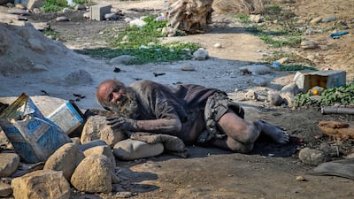 Amou Haji refused to use soap and water for more than 70 years, fearing it would make him sick.