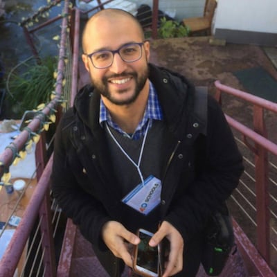 Lebanese-born Mikey Muhanna launched the talks platform Afikra out of his Brooklyn flat in 2014. Mikey Muhanna