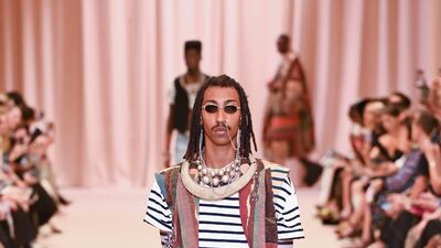 The Jean Paul Gaultier haute couture autumn/winter 2022-2023 show as part of Paris Fashion Week.