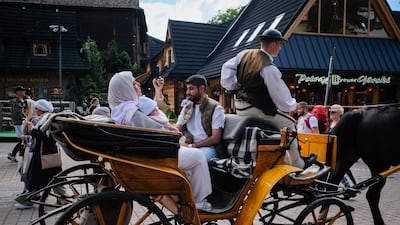 Zakopane in southern Poland has become a major summer holiday destination for tourists from the UAE, Saudi Arabia and Kuwait. All photos: AFP