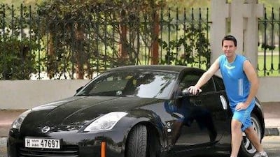 Communications firm director Jon Pryor bought his Nissan 350Z from a work colleague when he arrived in Dubai, rather than delving into an unknown used car market. Charles Crowell for The National