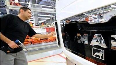 A Man truck is assembled at the Munich factory. Ipic owns 70 per cent of Ferrostaal, Man's former services subsidiary.