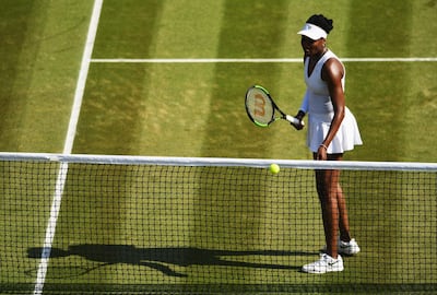 It was a frustrating exit from Wimbledon for five-time champion Venus Williams. Getty Images
