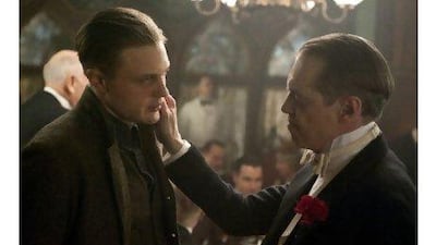 Michael Pitt, left, and Steve Buscemi in Boardwalk Empire.