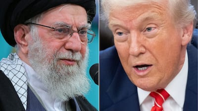 President Donald Trump has repeatedly threatened supreme leader Ayatollah Ali Khamenei after Iran's brutal suppression of protests. AFP