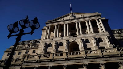 The Bank of England left the policy rate unchanged at 0.1 per cent and voted to keep the size of its bond buying programme steady at £895 billion. Photo: AFP